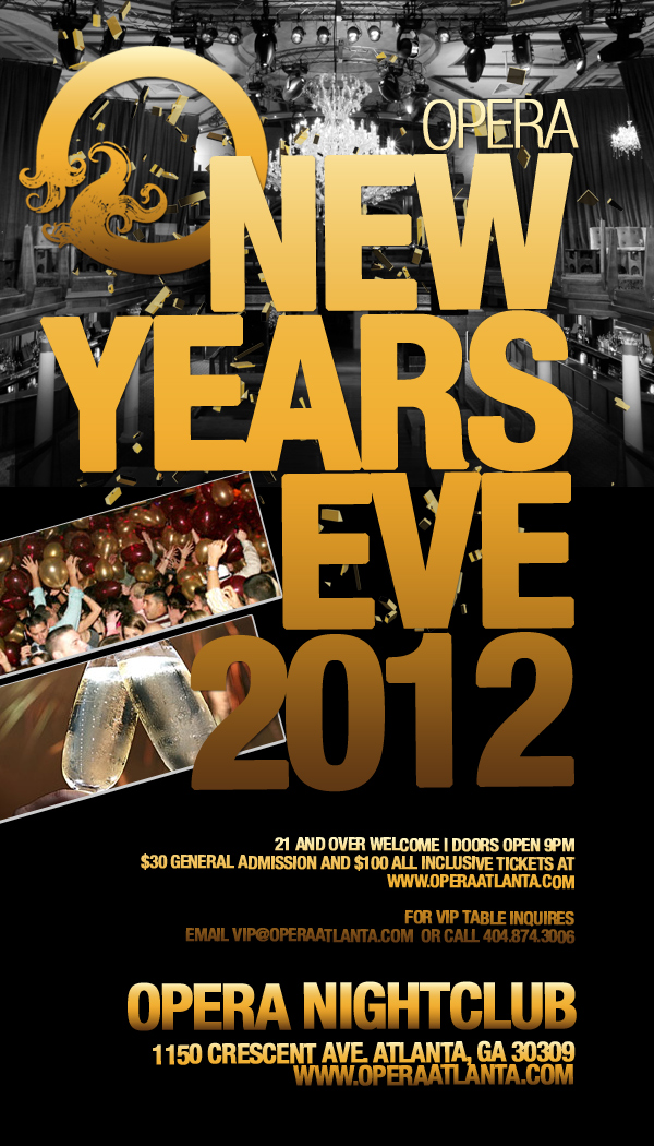 Opera in Atlanta New Year's Eve 2012