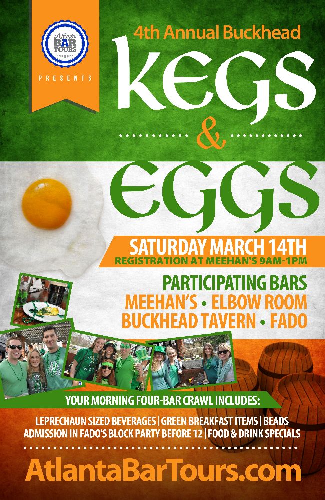 Pre-sale Tickets for 4th Annual Kegs & Eggs in Atlanta