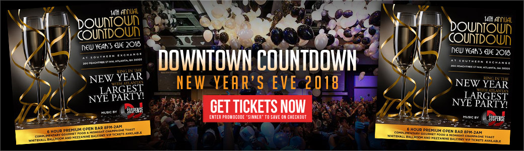 Discount Tickets for Downtown Countdown 2018 in Downtown Atlanta