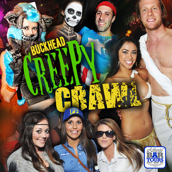 Pre-sale Tickets for Buckhead Creepy Crawl Halloween Night in Atlanta