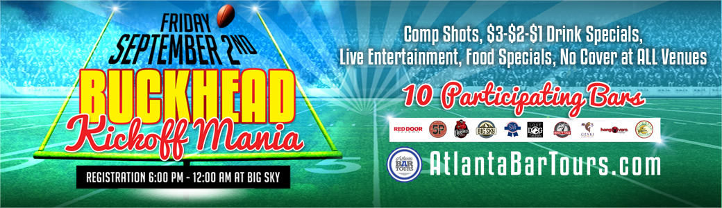 Discount Tickets for 8th Annual Buckhead Kickoff Mania - 'A Kickoff Weekend Block Party'  LIVE in Buckhead