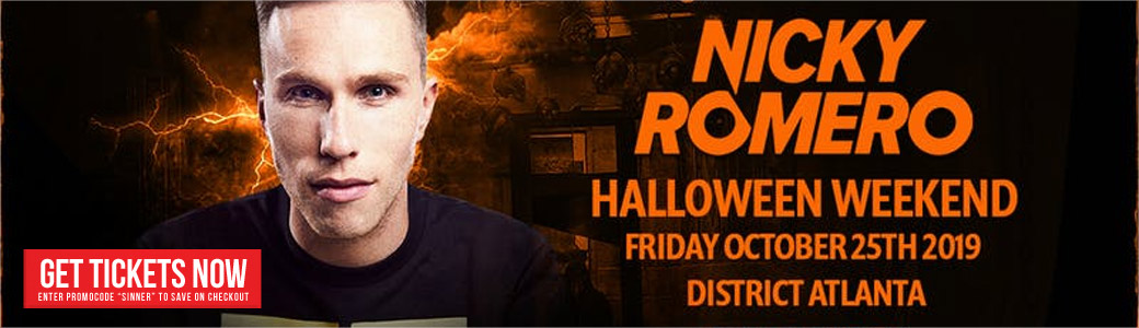 Discount Tickets for Nicky Romero LIVE at District Atlanta