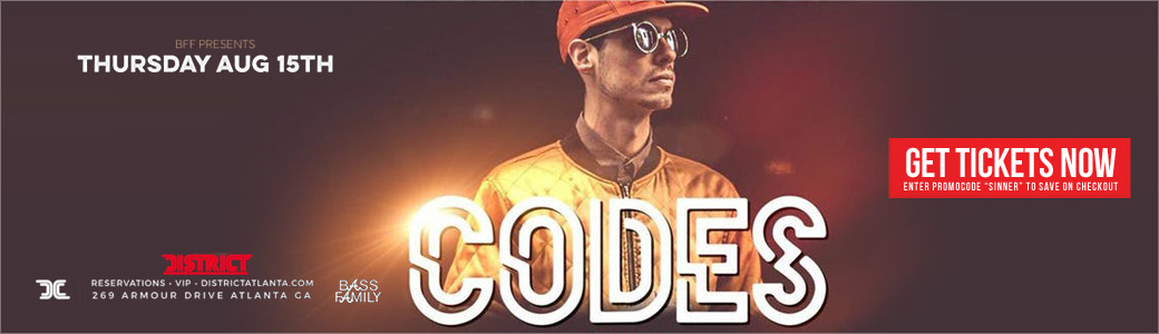 Discount Tickets for Bass Family & Friends featuring 'Codes' LIVE at District Atlanta