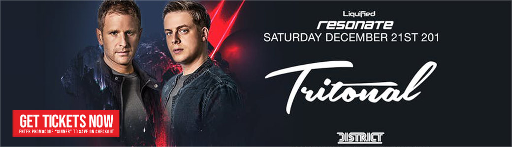 Discount Tickets for Tritonal LIVE at District Atlanta