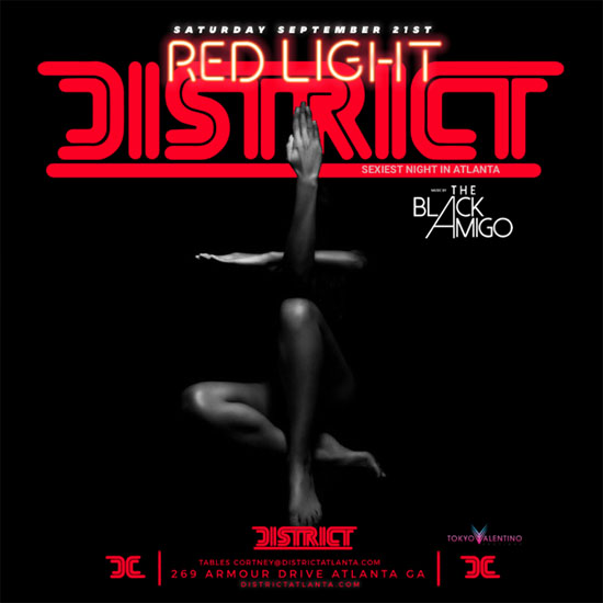 Pre-sale Tickets for Red Light District - The Black Amigo in Atlanta