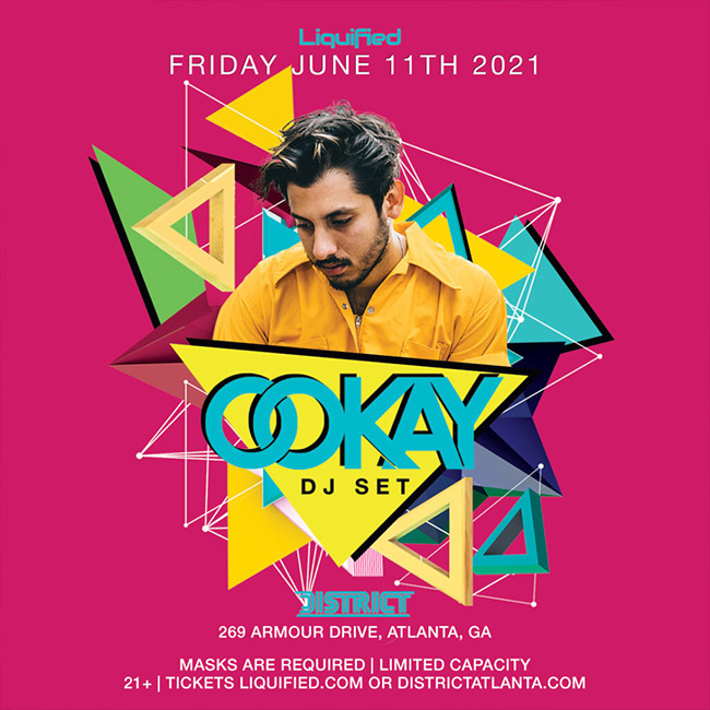 Ookay DJ Set • Friday, June 11th • Use Promocode SINNER and SAVE