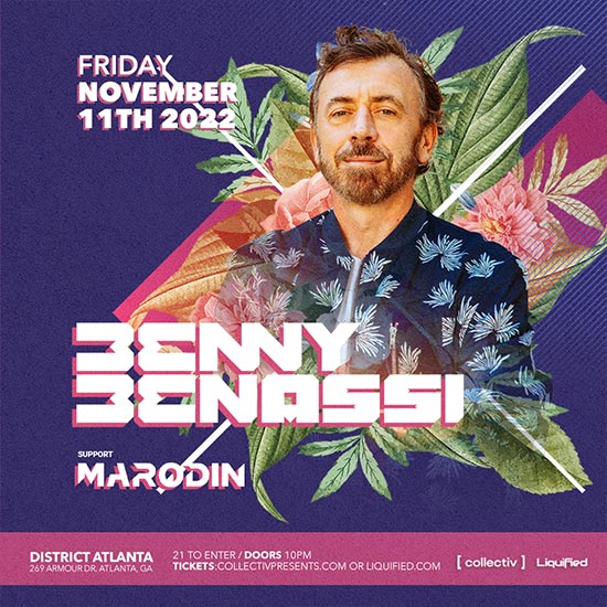 Benny Benassi  • Friday, Nov. 11