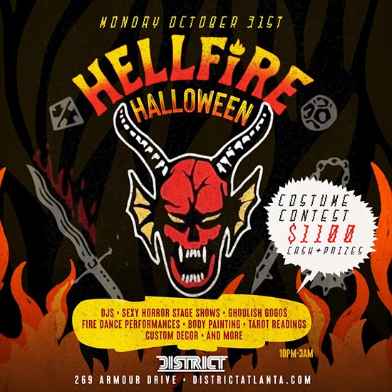 Hellfire Halloween • Monday, Oct. 31