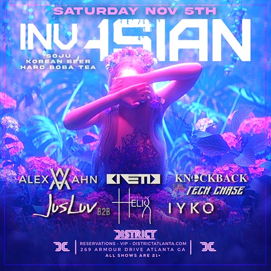 Invasian • Saturday, Nov 5th