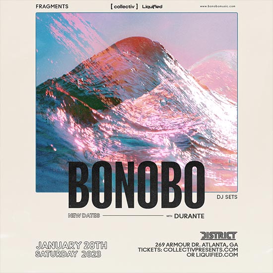 Bonobo • Saturday, Jan. 28