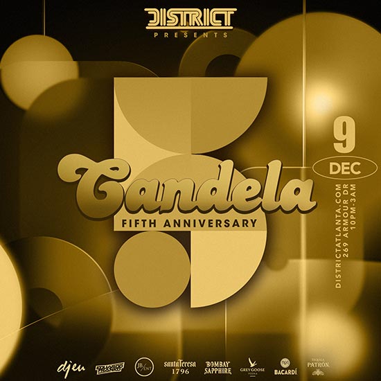 Candela Fifth Anniversary • Saturday, December 9th