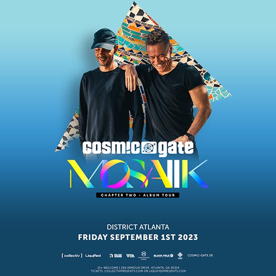 Cosmic Gate • Friday, September 1st