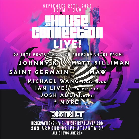The House Connection LIVE • Friday, September 29th
