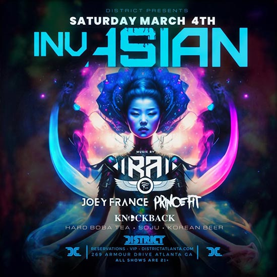 Invasian • Saturday, March 4th