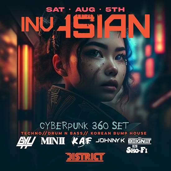 Invasian • Saturday, August 5th