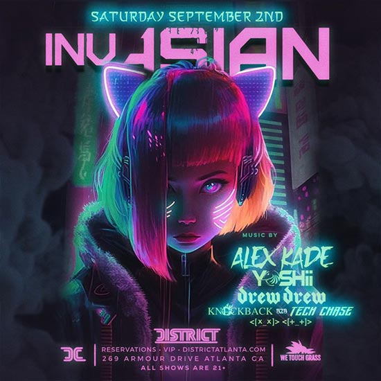Invasian Dragoncon Afterparty • Saturday, September 2nd