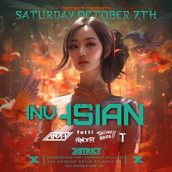 InvAsian • Saturday, October 7th