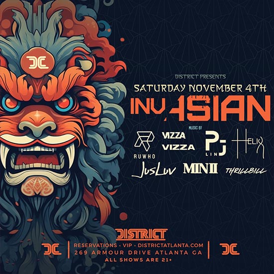 InvAsian • Saturday, November 4th