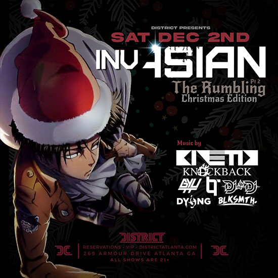 Invasian: Christmas Edition • Saturday, December 2nd
