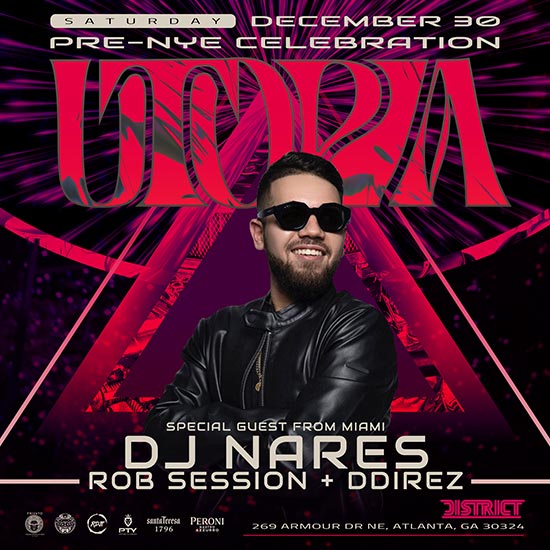 Utopia Pre-NYE Celebration • Saturday, December 39th