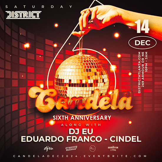 Candela Sixth Anniversary • Saturday, December 14th