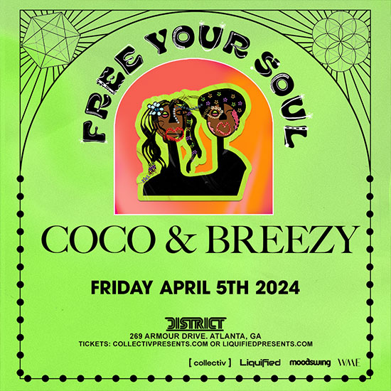 Coco & Breezy • Friday, April 5th
