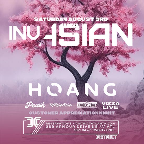 InvAsian • Saturday, August 3rd