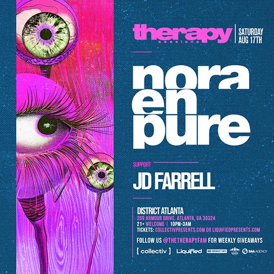 Nora En Pure • Saturday, August 17th