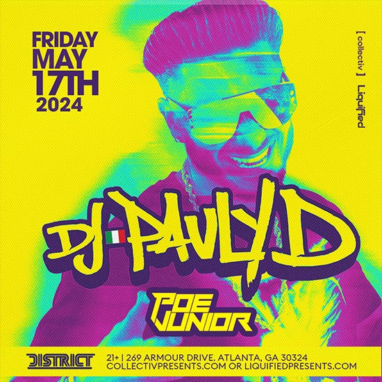 DJ Pauly D • Friday, May 17th