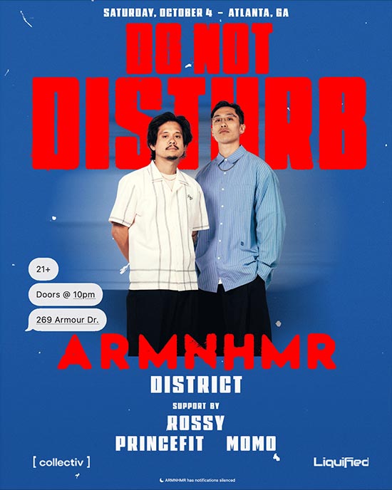 ARMNHMR • Saturday, October 4th