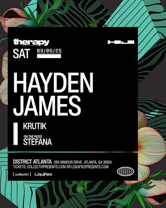 Hayden James • Saturday, September 6th