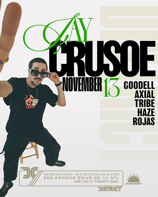 Jay Crusoe • Thursday, November 13th