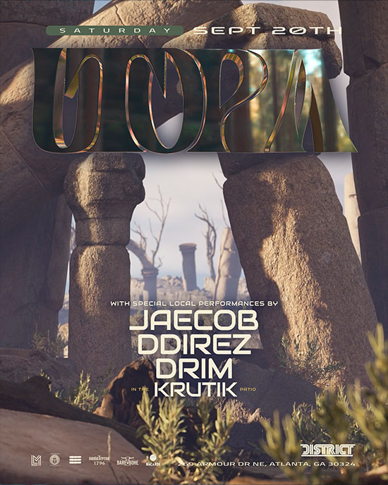 Utopia • Saturday, September 20th