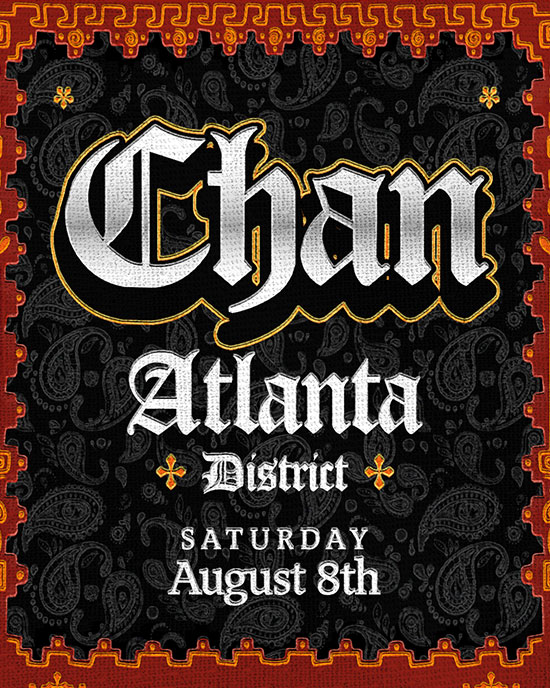 Chan &bull; Saturday, August 8th