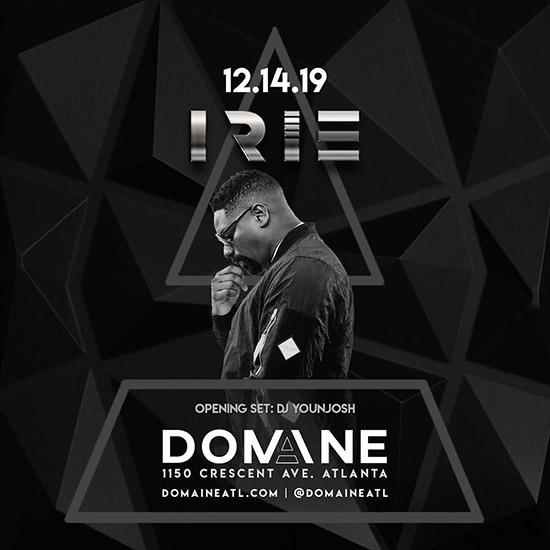Pre-sale Tickets for DJ Irie in Atlanta