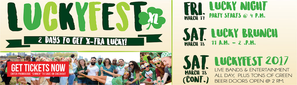 Discount Tickets for Luckyfest XL 2017 at Park Tavern, Piedmont Park LIVE at Park Tavern, Piedmont Park