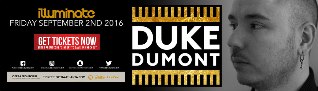 Discount Tickets for Duke Dumont LIVE at Opera Atlanta