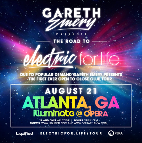 Pre-sale Tickets for Gareth Emery in Atlanta