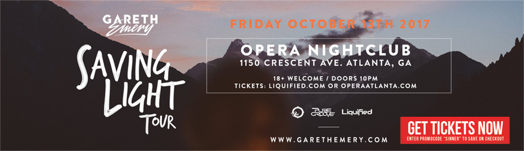 Discount Tickets for Gareth Emery - Saving Light Tour LIVE at Opera Atlanta