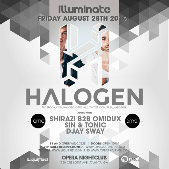 Pre-sale Tickets for Halogen in Atlanta