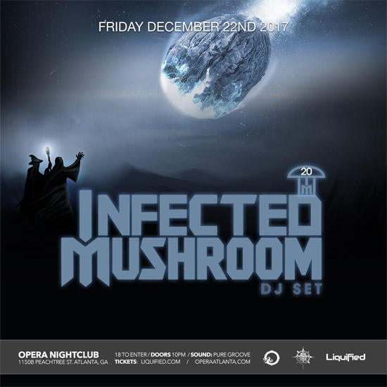 Pre-sale Tickets for Infected Mushroom DJ Set in Atlanta