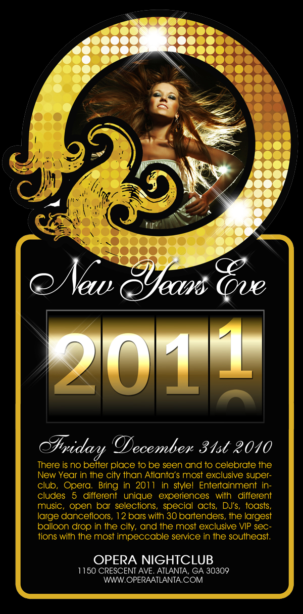 Discount Ticket Promo Code for New Year's Eve at Opera in Atlanta