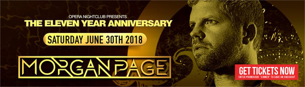 Discount Tickets for Opera Nightclub's 11th Anniversary Party ft. Morgan Page LIVE at Opera Atlanta