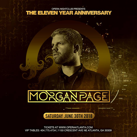 Pre-sale Tickets for Opera Nightclub's 11th Anniversary Party ft. Morgan Page in Atlanta
