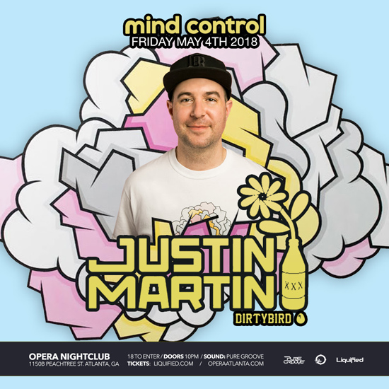 Pre-sale Tickets for Justin Martin (Mind Control) in Atlanta