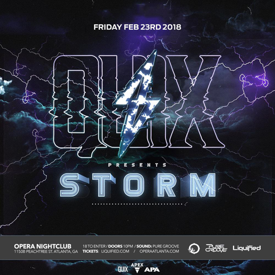 Pre-sale Tickets for Quix presents Storm in Atlanta