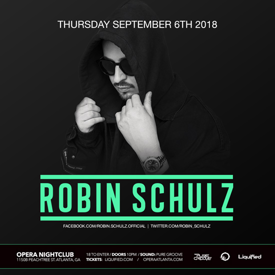 Pre-sale Tickets for Robin Schulz in Atlanta