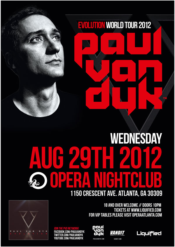 Discount Ticket Promo Code for Paul van Dyk in Atlanta
