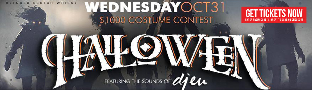 Discount Tickets for Halloween Night $1000 Costume Contest LIVE at Tongue & Groove