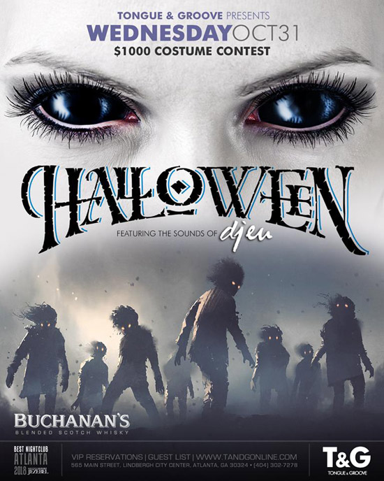 Pre-sale Tickets for Halloween Night $1000 Costume Contest in Atlanta